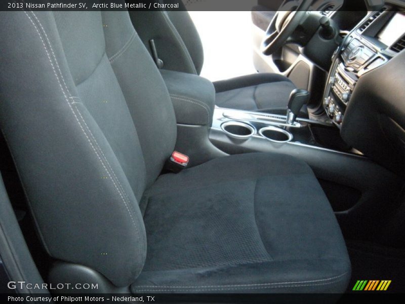 Arctic Blue Metallic / Charcoal 2013 Nissan Pathfinder SV