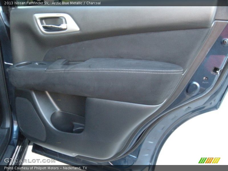 Arctic Blue Metallic / Charcoal 2013 Nissan Pathfinder SV