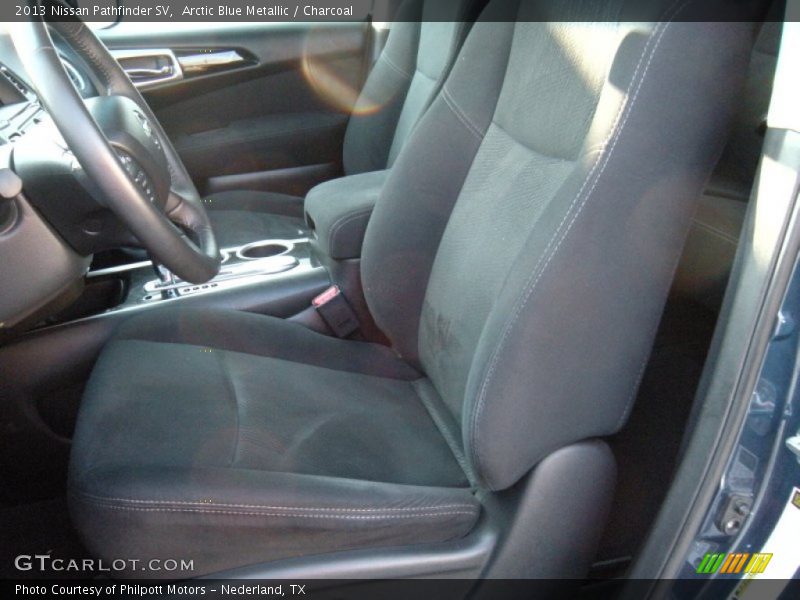 Arctic Blue Metallic / Charcoal 2013 Nissan Pathfinder SV