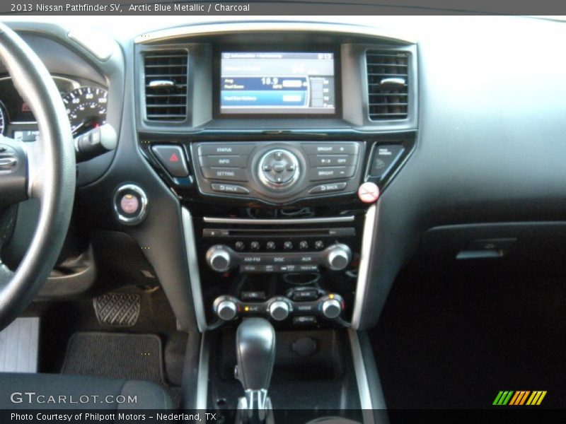 Arctic Blue Metallic / Charcoal 2013 Nissan Pathfinder SV
