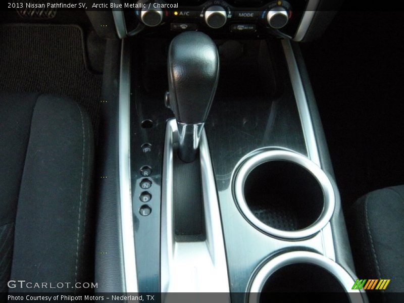 Arctic Blue Metallic / Charcoal 2013 Nissan Pathfinder SV