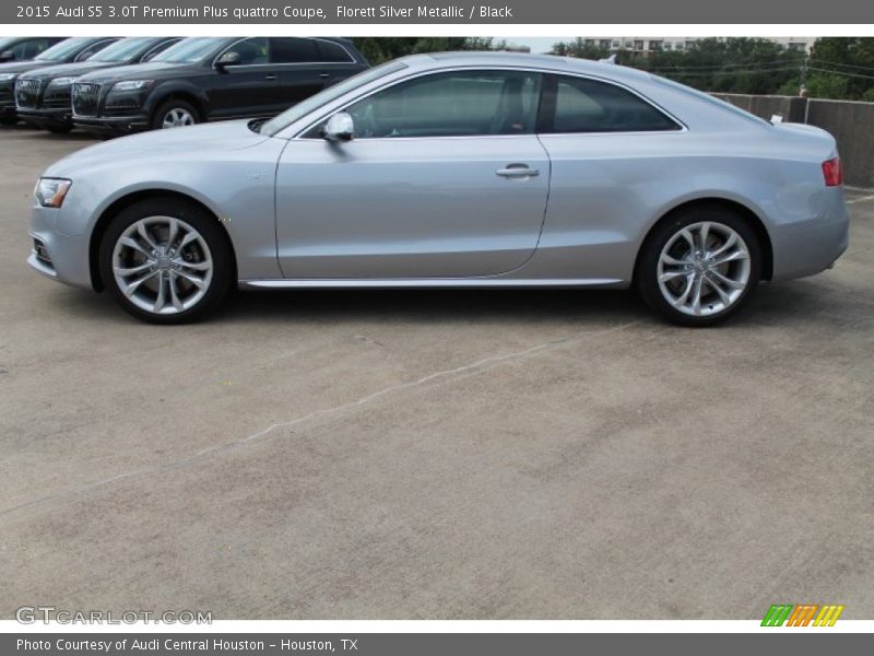 Florett Silver Metallic / Black 2015 Audi S5 3.0T Premium Plus quattro Coupe