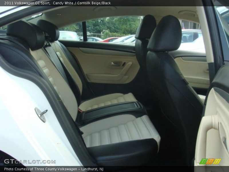 Candy White / Cornsilk Beige/Black 2011 Volkswagen CC Sport