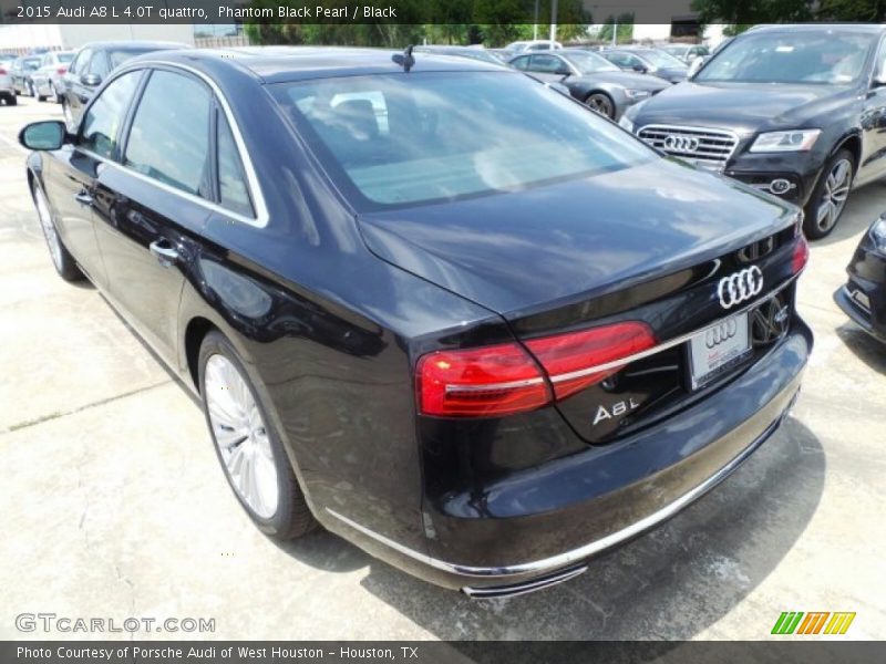 Phantom Black Pearl / Black 2015 Audi A8 L 4.0T quattro