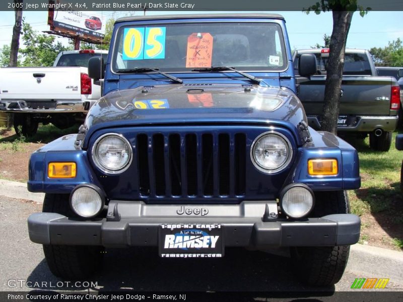 Patriot Blue Pearl / Dark Slate Gray 2005 Jeep Wrangler X 4x4