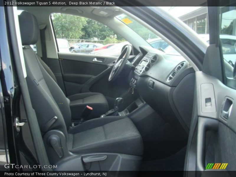 Deep Black Metallic / Black 2012 Volkswagen Tiguan S 4Motion