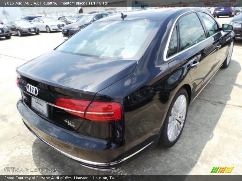 Phantom Black Pearl / Black 2015 Audi A8 L 4.0T quattro