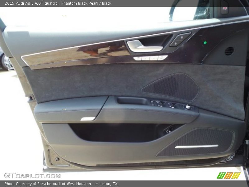 Phantom Black Pearl / Black 2015 Audi A8 L 4.0T quattro