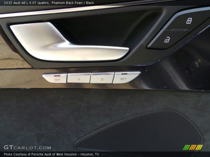 Phantom Black Pearl / Black 2015 Audi A8 L 4.0T quattro