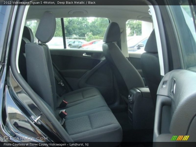 Deep Black Metallic / Black 2012 Volkswagen Tiguan S 4Motion
