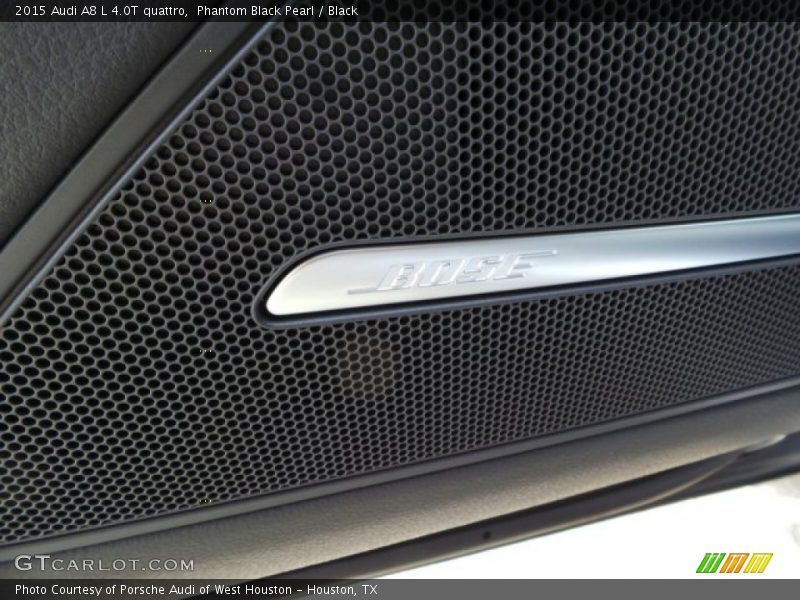 Phantom Black Pearl / Black 2015 Audi A8 L 4.0T quattro