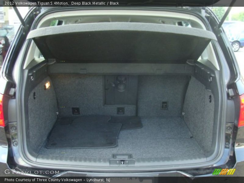 Deep Black Metallic / Black 2012 Volkswagen Tiguan S 4Motion