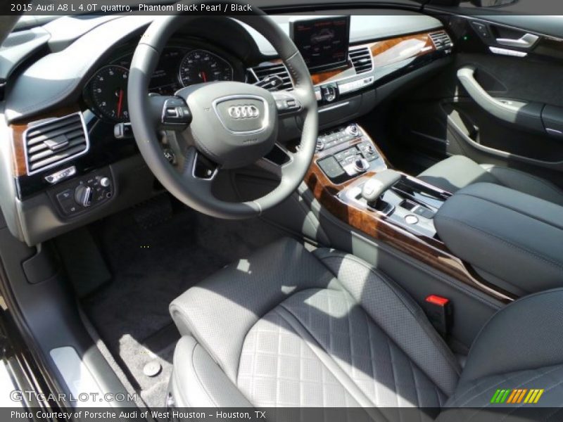 2015 A8 L 4.0T quattro Black Interior