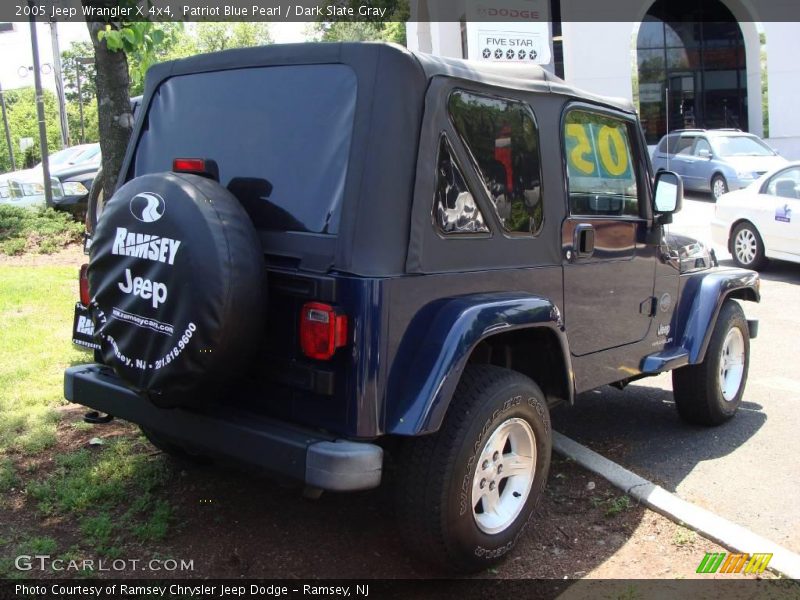 Patriot Blue Pearl / Dark Slate Gray 2005 Jeep Wrangler X 4x4