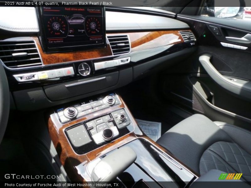Phantom Black Pearl / Black 2015 Audi A8 L 4.0T quattro