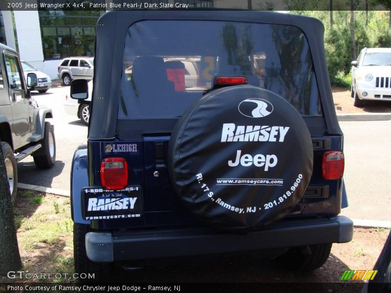 Patriot Blue Pearl / Dark Slate Gray 2005 Jeep Wrangler X 4x4