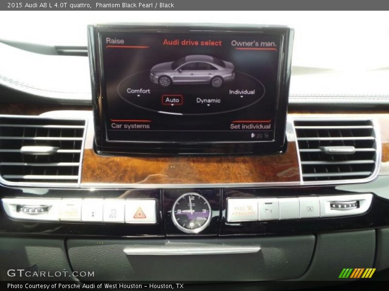 Phantom Black Pearl / Black 2015 Audi A8 L 4.0T quattro