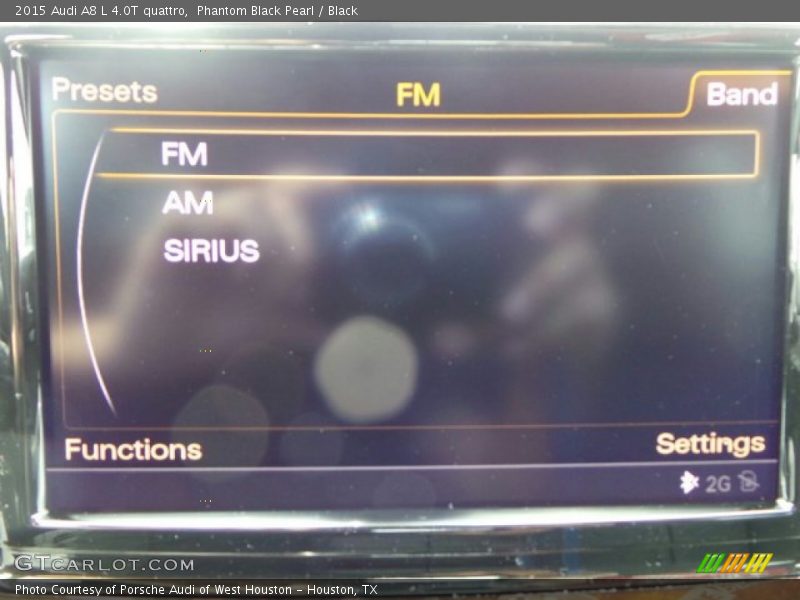Phantom Black Pearl / Black 2015 Audi A8 L 4.0T quattro