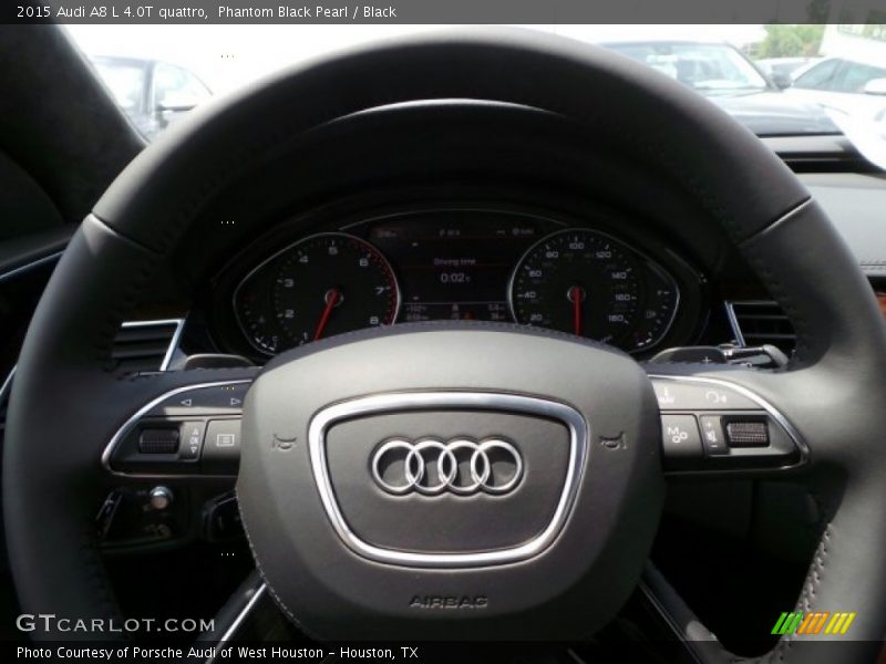 Phantom Black Pearl / Black 2015 Audi A8 L 4.0T quattro