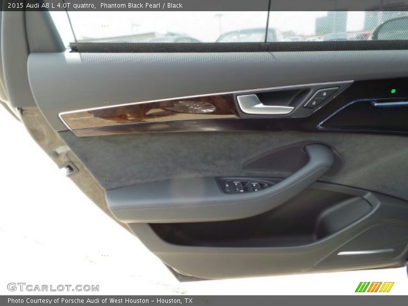 Phantom Black Pearl / Black 2015 Audi A8 L 4.0T quattro