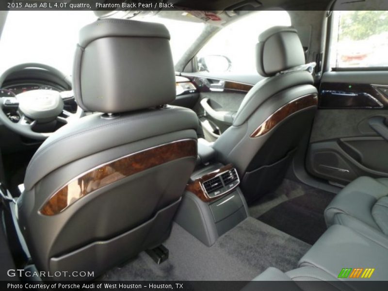 Phantom Black Pearl / Black 2015 Audi A8 L 4.0T quattro