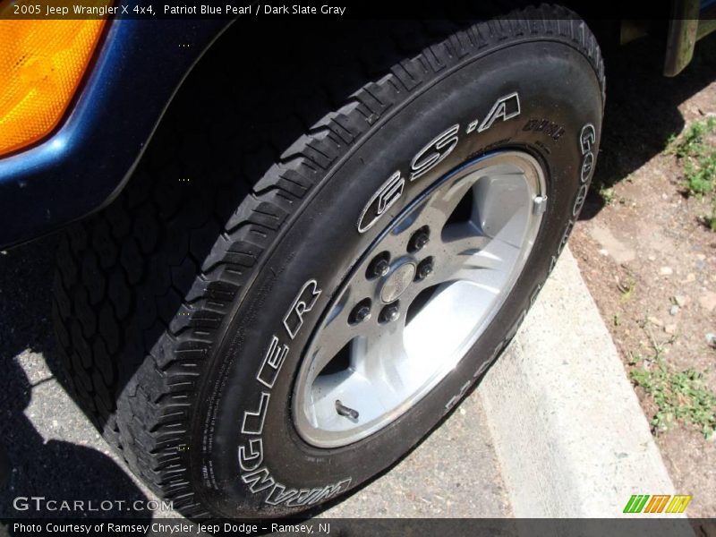 Patriot Blue Pearl / Dark Slate Gray 2005 Jeep Wrangler X 4x4