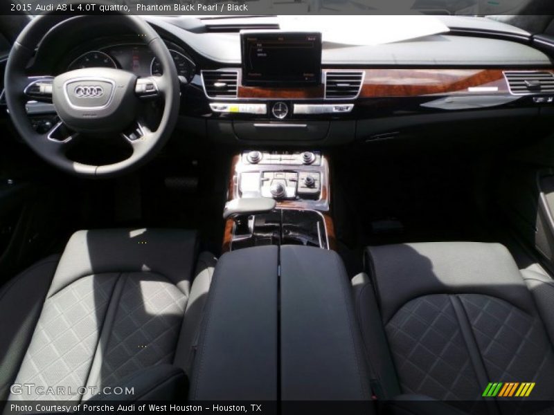 Phantom Black Pearl / Black 2015 Audi A8 L 4.0T quattro