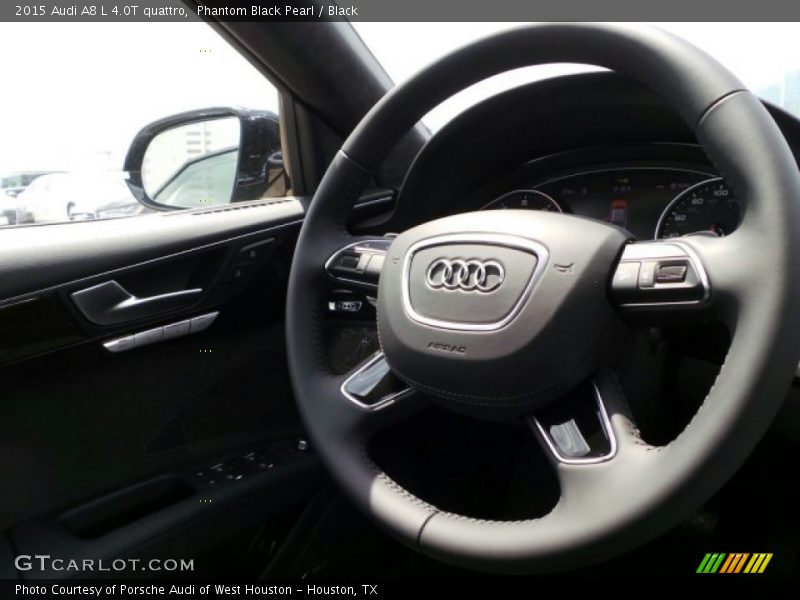 Phantom Black Pearl / Black 2015 Audi A8 L 4.0T quattro