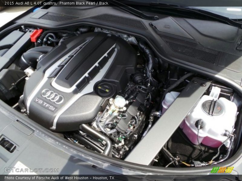 Phantom Black Pearl / Black 2015 Audi A8 L 4.0T quattro