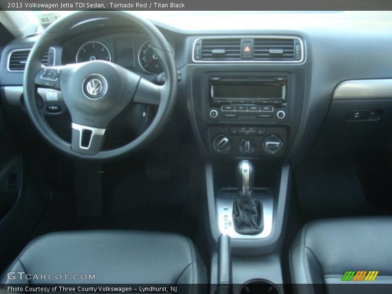 Tornado Red / Titan Black 2013 Volkswagen Jetta TDI Sedan