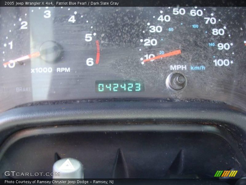 Patriot Blue Pearl / Dark Slate Gray 2005 Jeep Wrangler X 4x4
