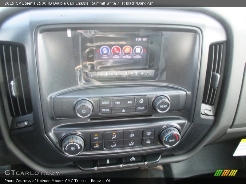 Controls of 2015 Sierra 2500HD Double Cab Chassis