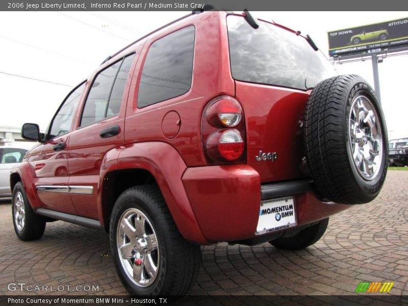 Inferno Red Pearl / Medium Slate Gray 2006 Jeep Liberty Limited