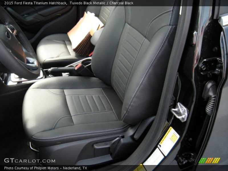 Front Seat of 2015 Fiesta Titanium Hatchback