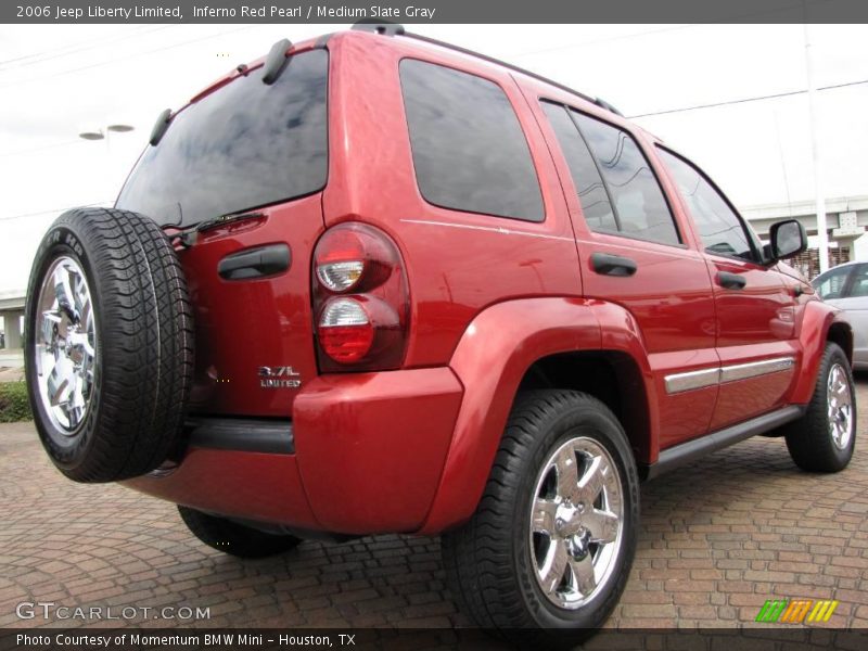 Inferno Red Pearl / Medium Slate Gray 2006 Jeep Liberty Limited