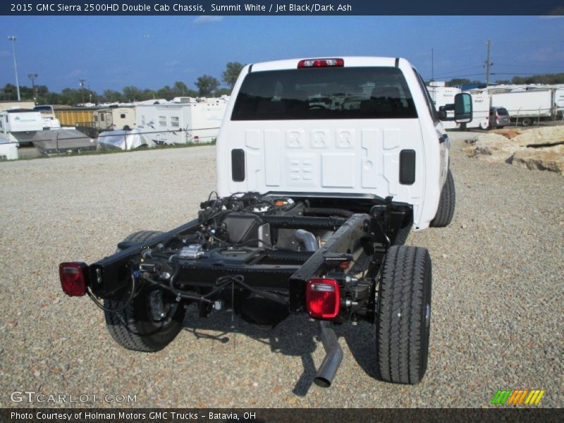 Summit White / Jet Black/Dark Ash 2015 GMC Sierra 2500HD Double Cab Chassis