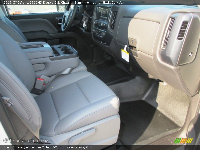Summit White / Jet Black/Dark Ash 2015 GMC Sierra 2500HD Double Cab Chassis