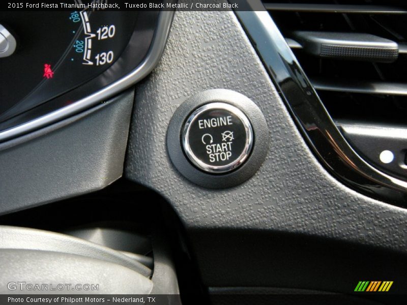 Controls of 2015 Fiesta Titanium Hatchback