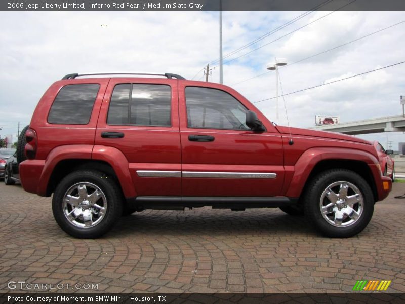 Inferno Red Pearl / Medium Slate Gray 2006 Jeep Liberty Limited