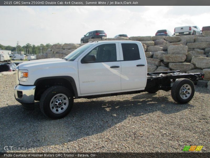  2015 Sierra 2500HD Double Cab 4x4 Chassis Summit White