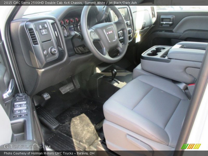 Jet Black/Dark Ash Interior - 2015 Sierra 2500HD Double Cab 4x4 Chassis 