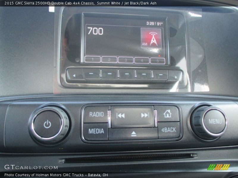 Controls of 2015 Sierra 2500HD Double Cab 4x4 Chassis