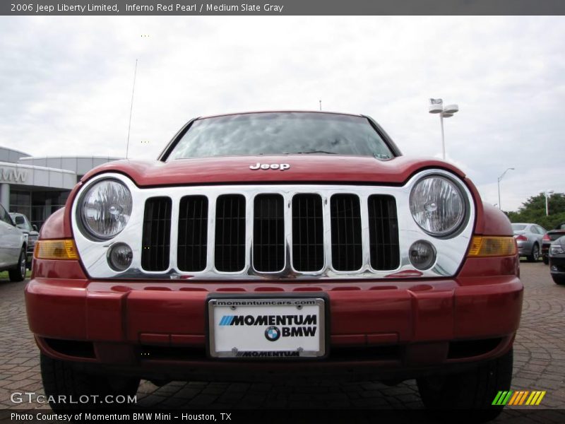 Inferno Red Pearl / Medium Slate Gray 2006 Jeep Liberty Limited