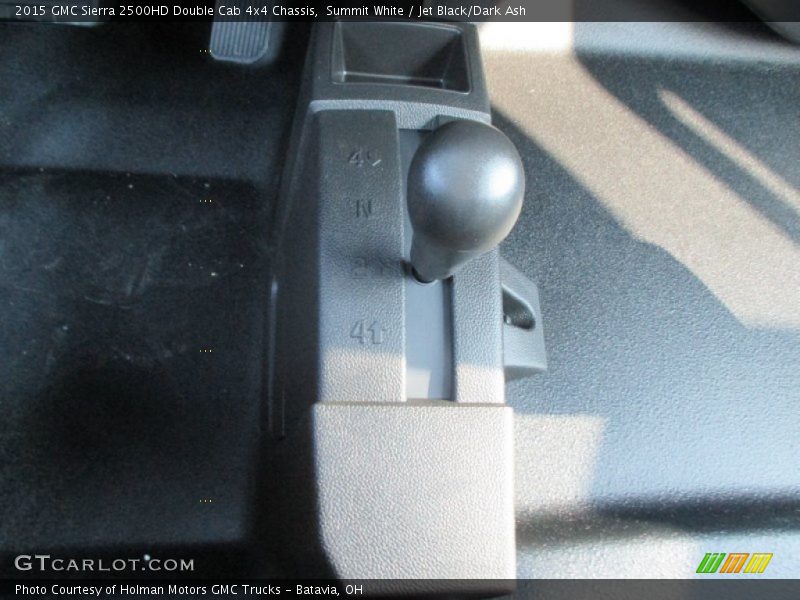 Controls of 2015 Sierra 2500HD Double Cab 4x4 Chassis