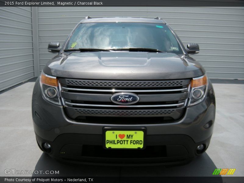 Magnetic / Charcoal Black 2015 Ford Explorer Limited