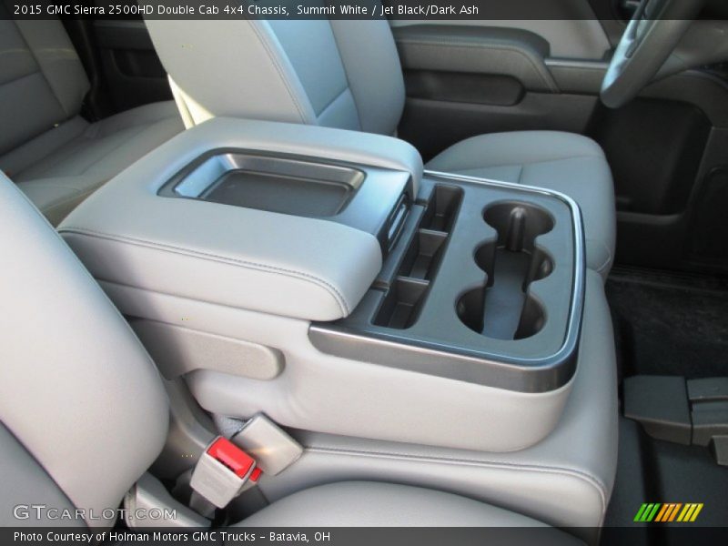 Summit White / Jet Black/Dark Ash 2015 GMC Sierra 2500HD Double Cab 4x4 Chassis