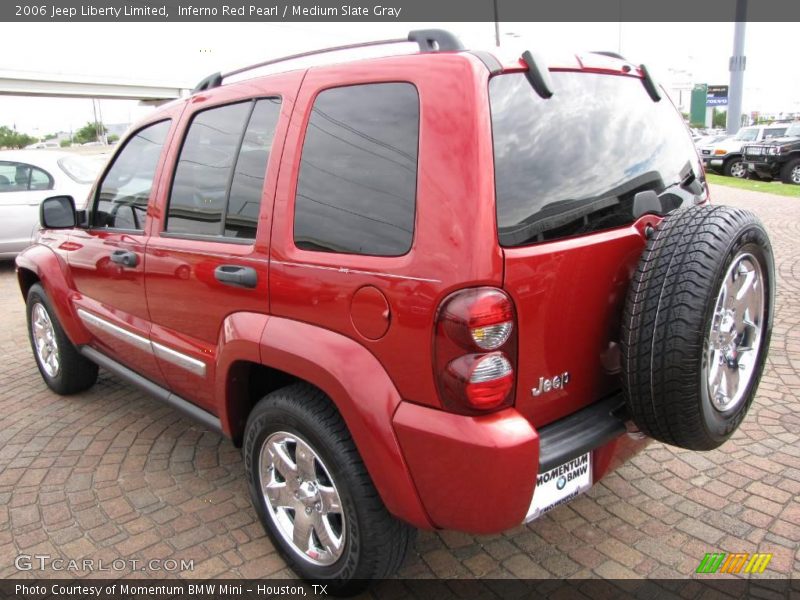 Inferno Red Pearl / Medium Slate Gray 2006 Jeep Liberty Limited