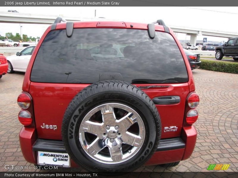 Inferno Red Pearl / Medium Slate Gray 2006 Jeep Liberty Limited