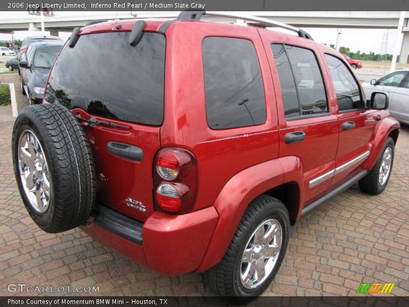 Inferno Red Pearl / Medium Slate Gray 2006 Jeep Liberty Limited