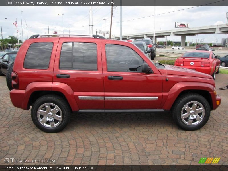 Inferno Red Pearl / Medium Slate Gray 2006 Jeep Liberty Limited